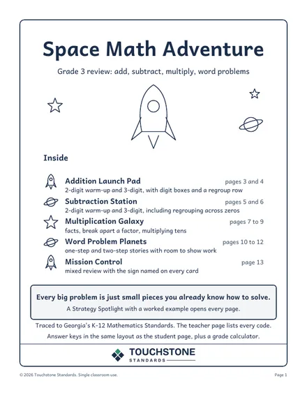 Cover of Space Math Adventure